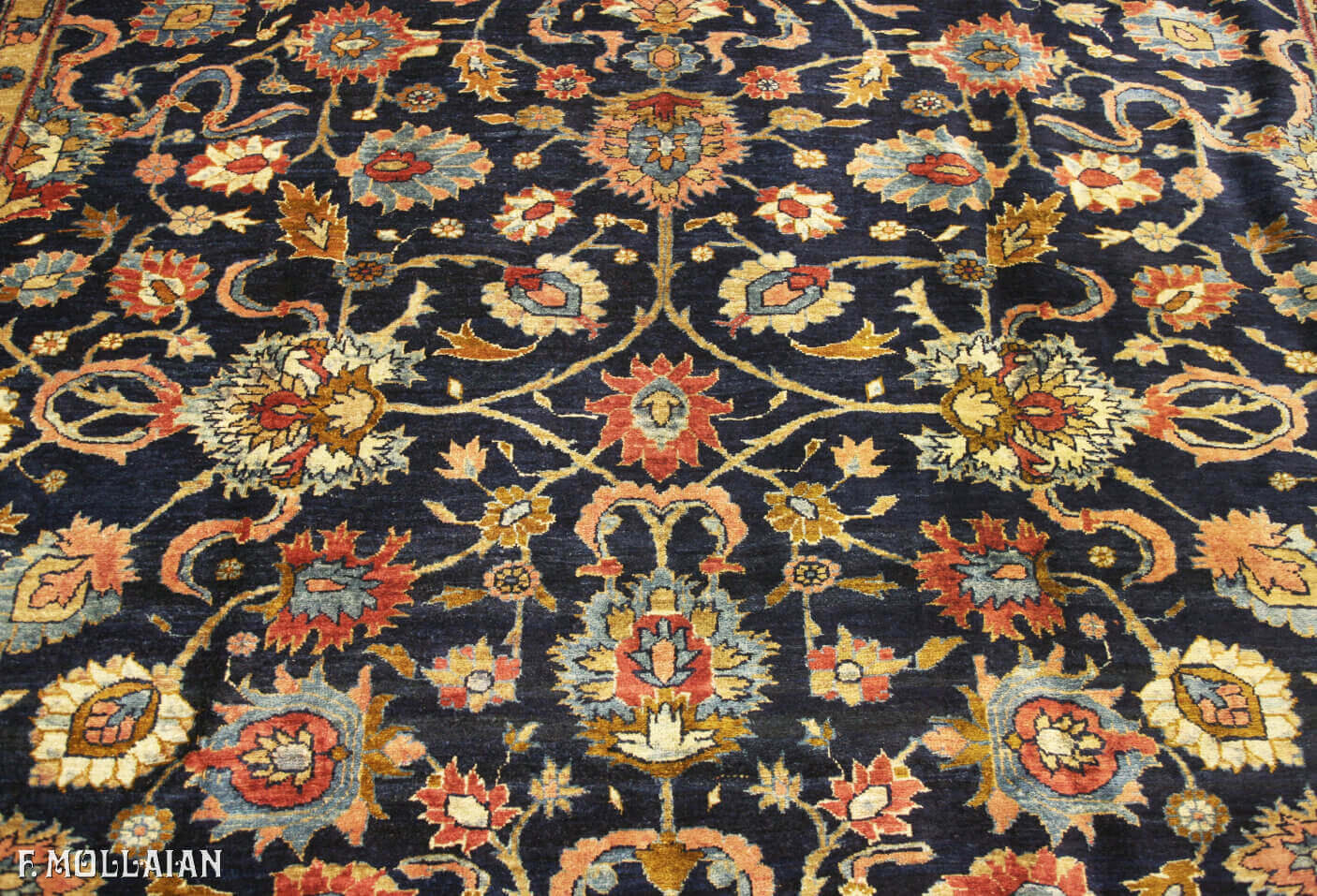 Tapis Persan Antique Saruk Mohajeran n°:92116590